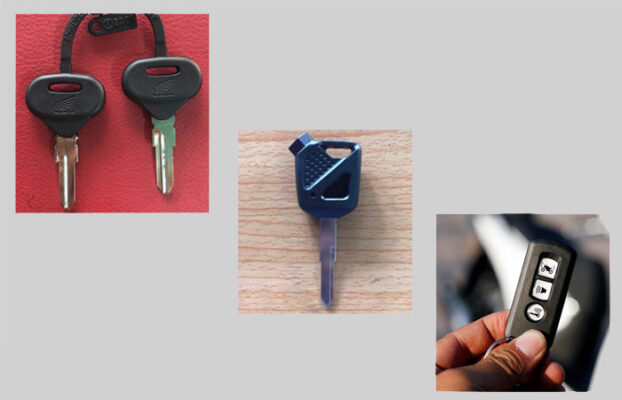 Các loại chìa khóa xe SH