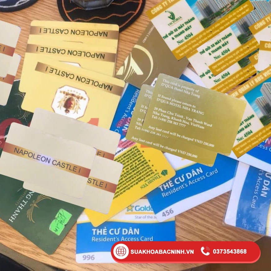 In thẻ thang máy – Sửa Khóa Bắc Ninh